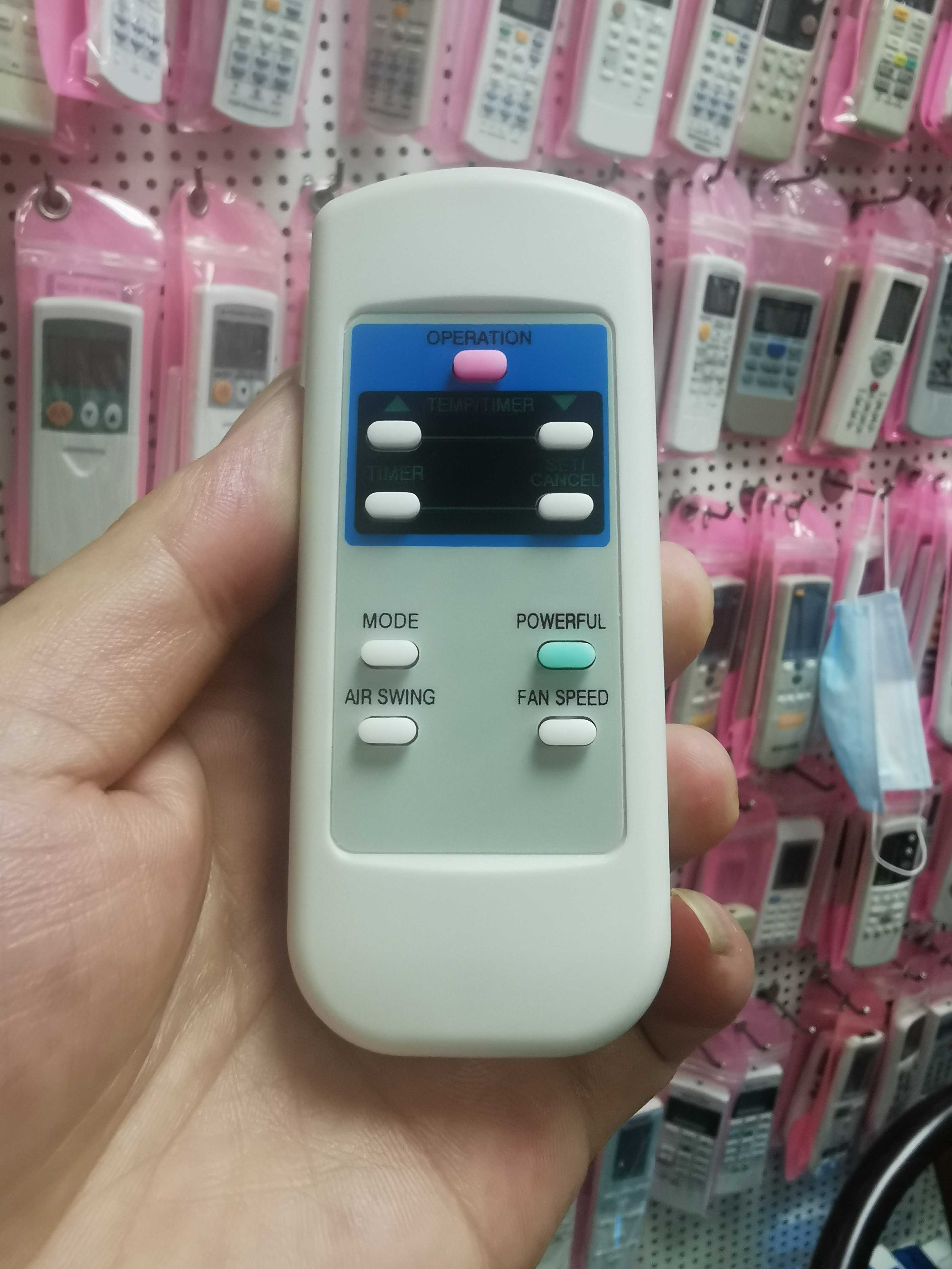 Suitable for Panasonic LeChat Window style air conditioning remote control model A75C4187 02010CW-XN1219 