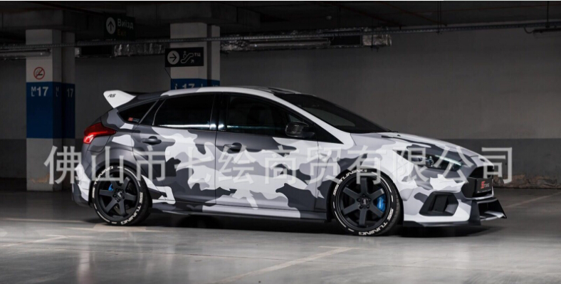 Car Camouflage Full Car Color Change Film Desert Camouflage Matte Sticker Car Film Car Film Sticker Personality Decorative Car Stickers
