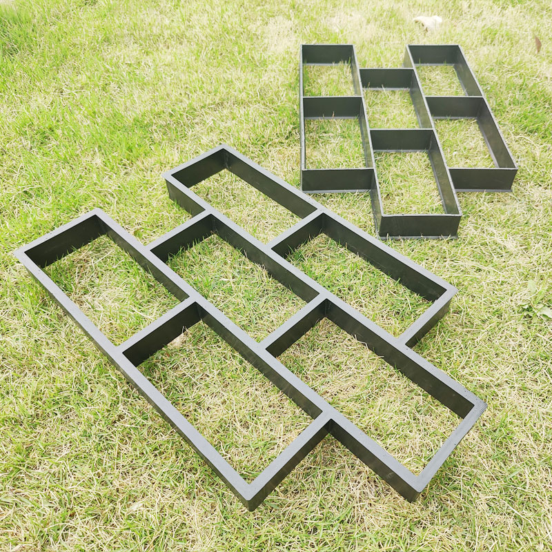 Chinese-style bread brick cement floor brick plastic mold landscape garden pavement hardening tool gardening trail construction