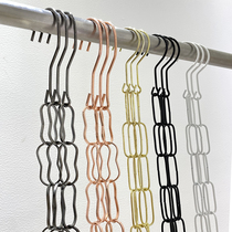 Clothing store link strip clothes extension hook iron chain hanging iron chain display rack clothes hanger iron chain clothes hanger