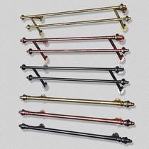 Clothing store display rack wall hanging clothes rack black wrought iron is hanging retro wall hanging hanger crossbar hanging clothes rod