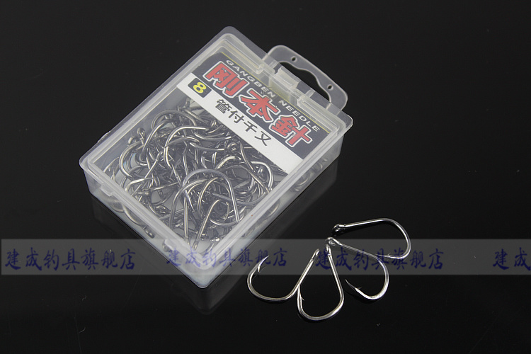 Guan Fuqian và móc nhập khẩu từ Nhật Bản có dây thép gai và hàng ngàn crochet đóng hộp hooks thiết bị đánh cá số lượng lớn hooks