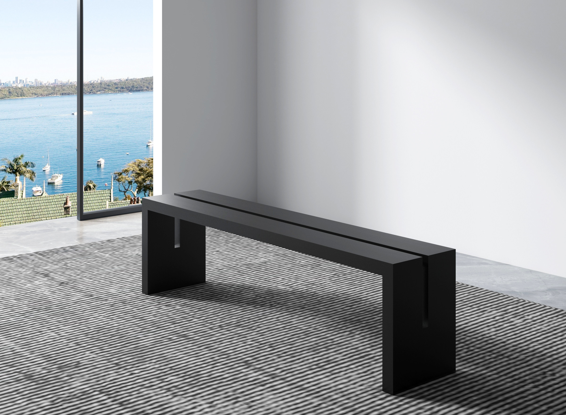 Nordic Full Solid Wood Strip Benches Home Table Benches Benches Benches Benches Benches Entry Door Change Benches Bed Tailstool Modern Art