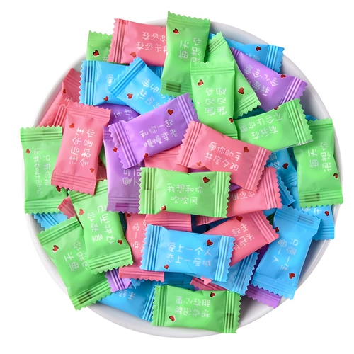 嚼爽 Мятая сахарная сеть коричневая конфеты прочные и прохладные цветы