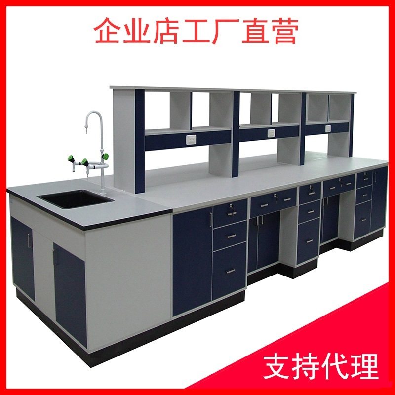 Laboratory bench Chemical test table Full steel CCTV experimental table laboratory test operating table steel wood experimental bench