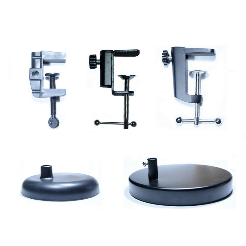 American long arm working table lamp table edge fixed clamps Iketo dormitories large base metal table lamp accessories