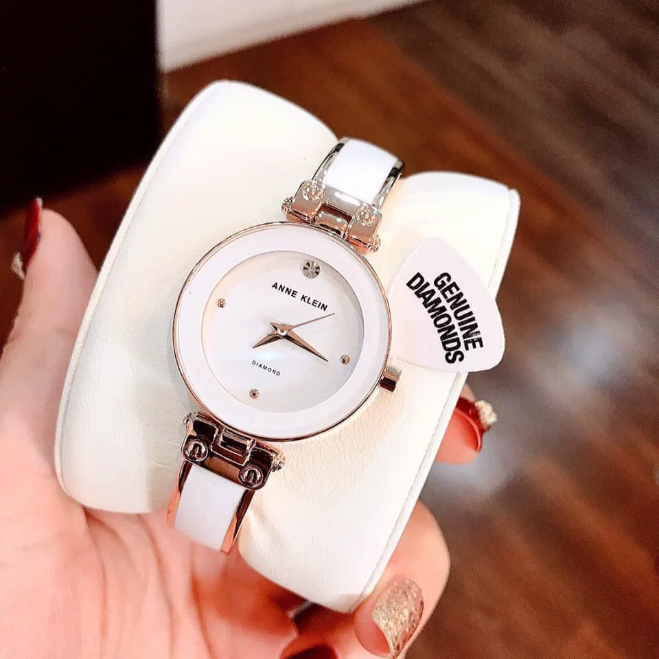 Покупка подлинных часов Anne Klein2512LPGB с браслетом из черного золота и бриллиантов, женские часы 1414bkgb