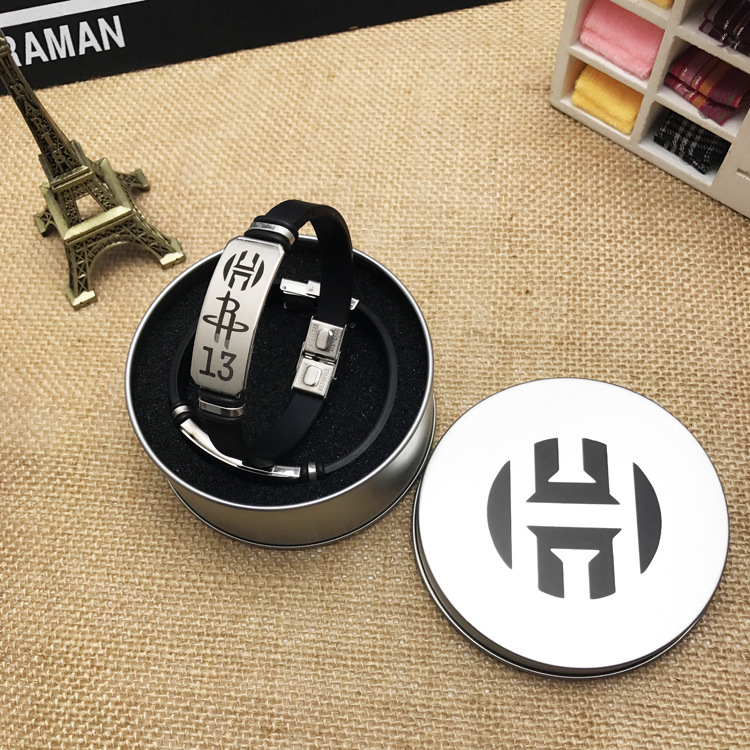 Vòng đeo tay Harden Bóng rổ NBA Rocket Phiên bản thứ 13 Sinh viên nam Có thể điều chỉnh Dây đeo cổ tay Paul Bracelet giá lưới bóng rổ	