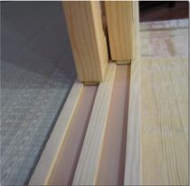 Customized Japanese lattice door Forsma door track tatami sliding door slide solid wood Japanese sliding door track