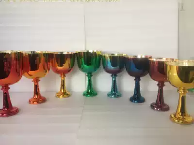 Fourth order set of Holy Grail Crystal Holy Grail sound CDEFGABC tune Chakra red orange yellow green blue indigo purple gold