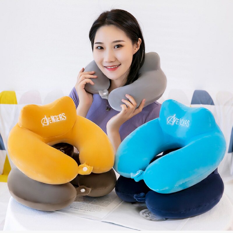 U Type Pillow U Shaped Guard Neck Drive Travel Afternoon Nap Office Health Care Memory Cotton Three-dimensional Hump Fold Custom Logo