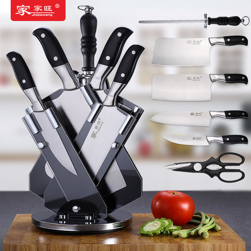 Kitchen set kitchen set of Chinese style 7 pieces Home Stainless Steel Gift Swivel Acrylic Custom Logo fruit