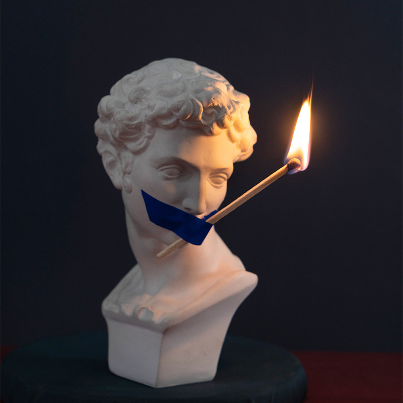 FEVON Fenfan Incense Candle Match Anti-Burn Hand Lengthened Old-fashioned Foreign Fire Creative Artistic Point Smoking Cigar Retro