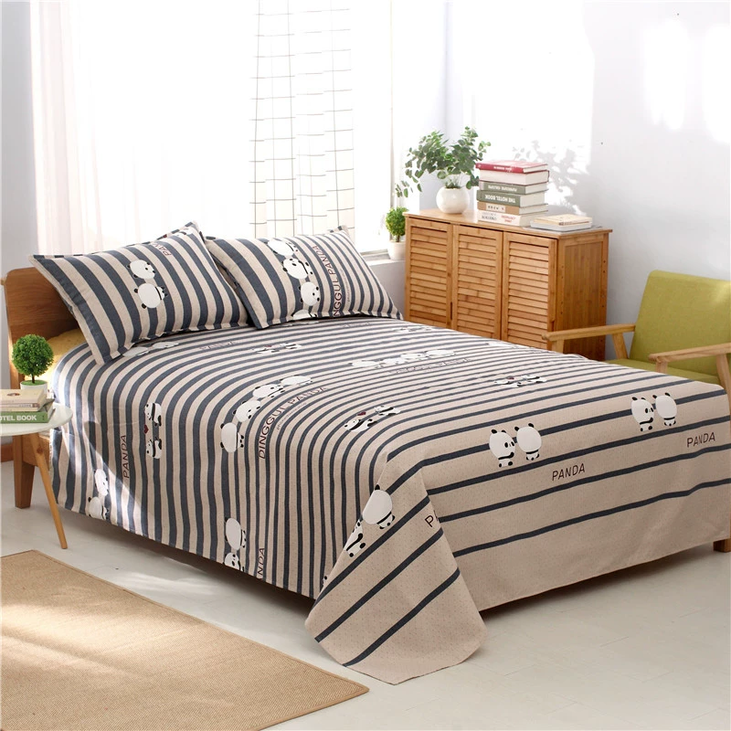 Tấm bông đơn mảnh vải thô cũ đôi vải dày mã hóa tấm vải cotton 1.5 1.8 2.0 mét ga trải giường mùa hè