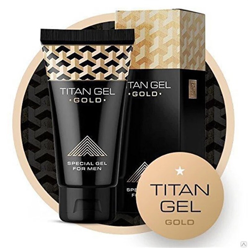 TITAN GEL Penis Enlargement GOLD Intimate Frost Man Big Dick