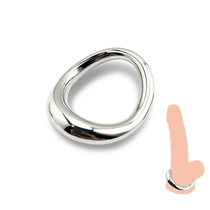 Stainless Steel penis bondage lock cock Ring Heavy Heavey Duty male