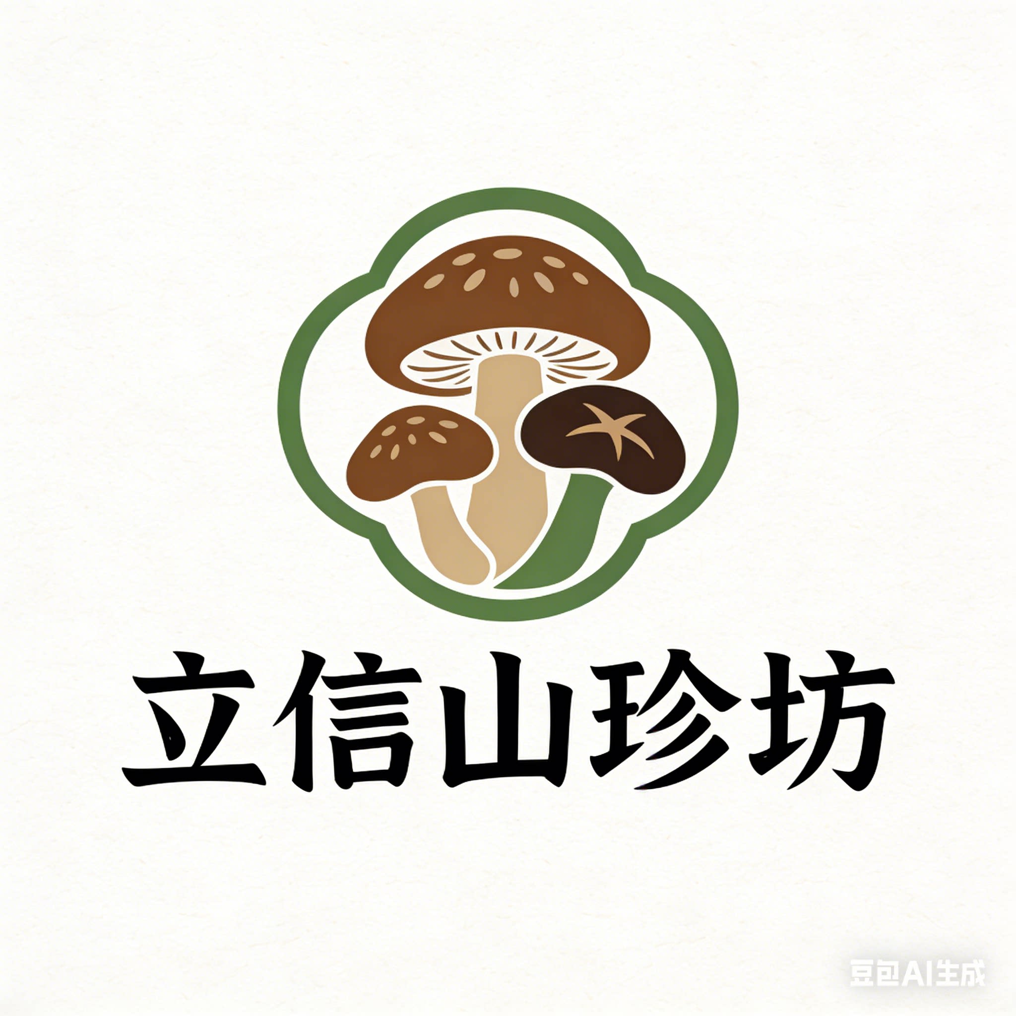 立信山珍坊的LOGO