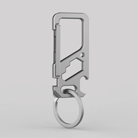 Холодное фэн -одиночное кольцо [Bayi One Multy Function] Титановый сплав более долговечен