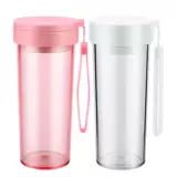 富光 Пластиковая спортивная чашка водяной чашки Симпатичная студенческая водяная чашка Портативная фитнеса простота анти -падение