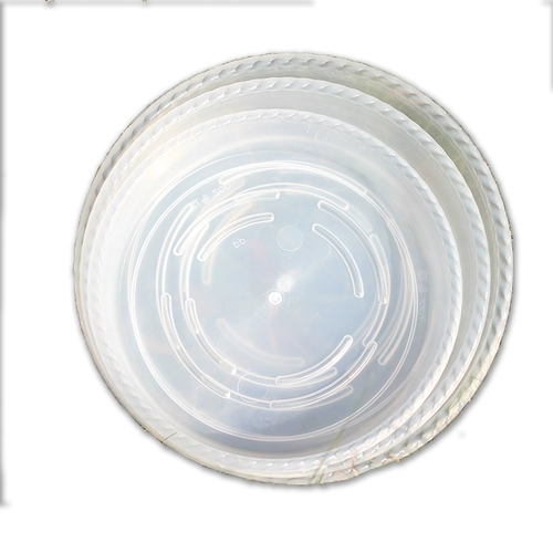 Утолщенная прочная прочная смола PP круглый утолщенный прозрачный поднос экологически чистый