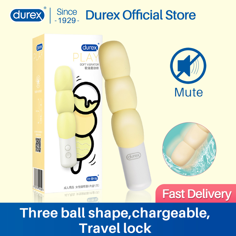 Durex Soft Vibrators Sex Toys for Woman Mute Silicone Vagina