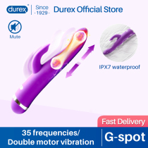 Durex Big Size Huge Dildo Vibrator Rabbit Dual-head Pulsing
