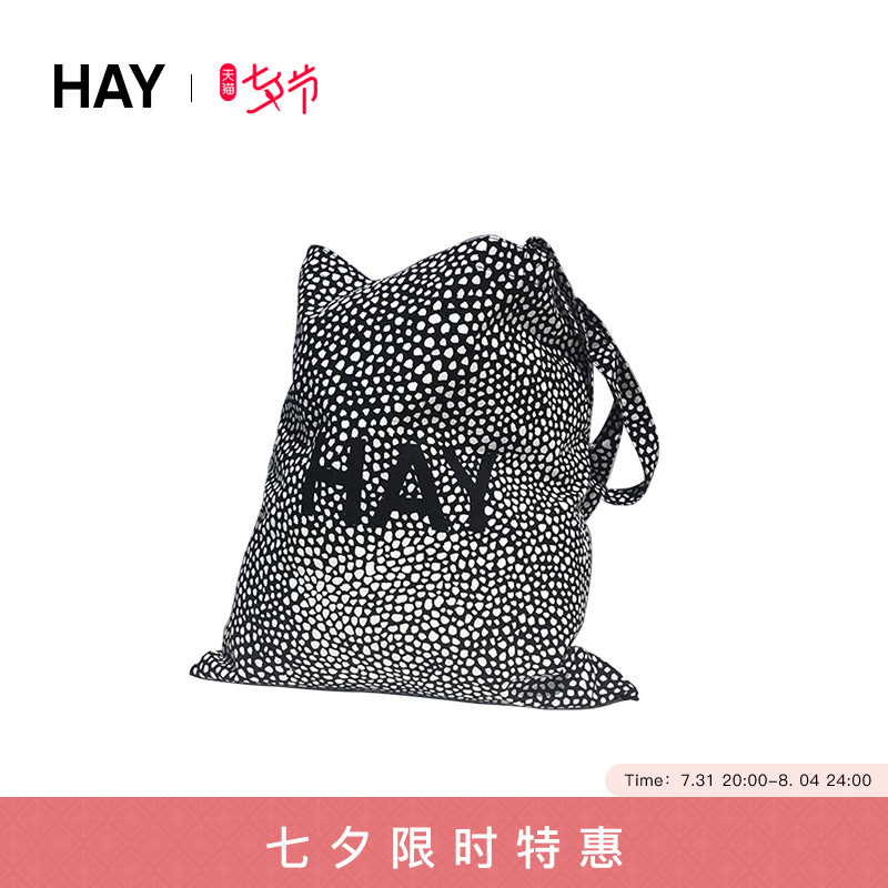 Hay Cotton Bag letter logo shopping bag in lazy single shoulder bag printed