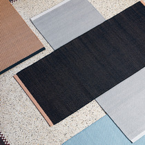 HAY Bias Rug Nordic minimalist parquet wool cotton blanket India imported wool hand woven rug