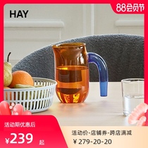 HAY Jug glass kettle Colored borosilicate glass heat-resistant kettle Household glass cold water kettle Water bottle