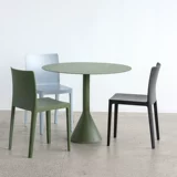 HAY Палиссадные столы и стул Комбинированная скандинавская открытая комната для отдыха Железное столовое столик