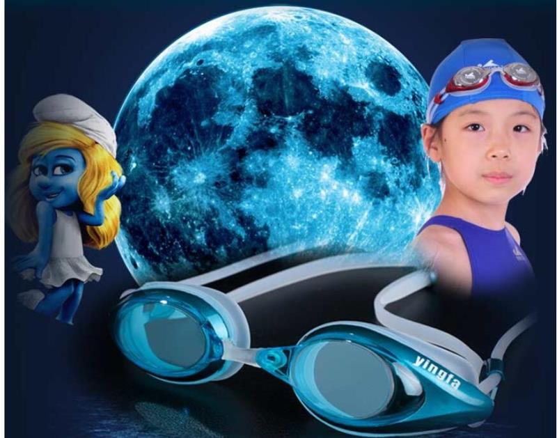 Kính bảo hộ tóc chống sương mù và chống tia cực tím cho trẻ em trai bé gái lớn kính bơi 3-15 tuổi - Goggles kính cận bơi