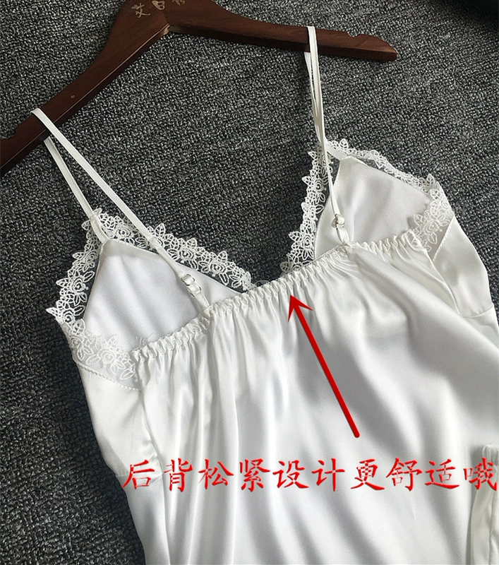 Đặc biệt hàng ngày mùa xuân và mùa hè lụa của phụ nữ sling đồ ngủ quần short phù hợp với hai mảnh với bộ đồ ngủ ngực ngọt dịch vụ nhà ngọt ngào thời trang nữ