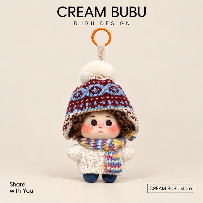 [Authentic] Setu Dudu Explosion Hair Little Freckle Plush Accessories Bag Pendant Car Keychain Cartoon Gift~