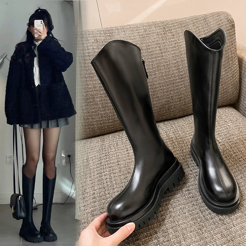 Martens, зимние высокие сапоги на платформе, 2023 года, популярно в интернете