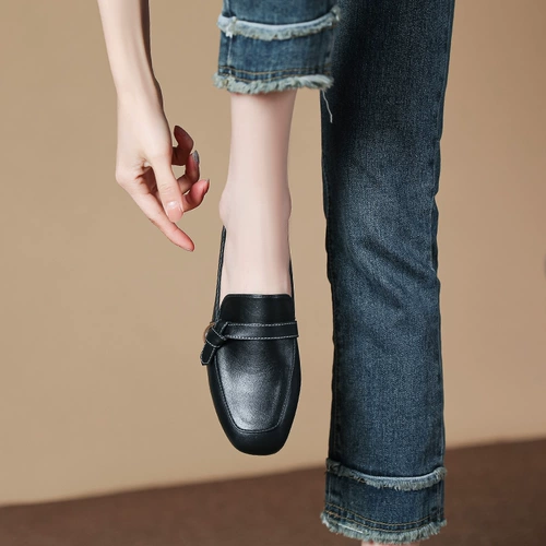 Обувь, универсальные туфли в английском стиле для кожаной обуви для отдыха, лоферы, 2025 года, в британском стиле