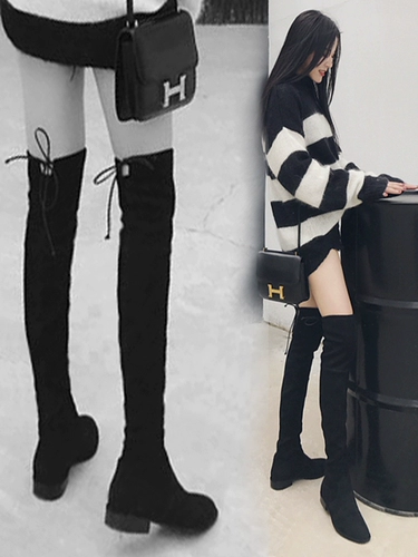 Демисезонные высокие сапоги, высокие флисовые ботинки