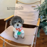 /Взрыв маленький милый/домашний кот теплый сетевая сеть красная шарф собака Bandic Square Grid Multi -Color Malzis