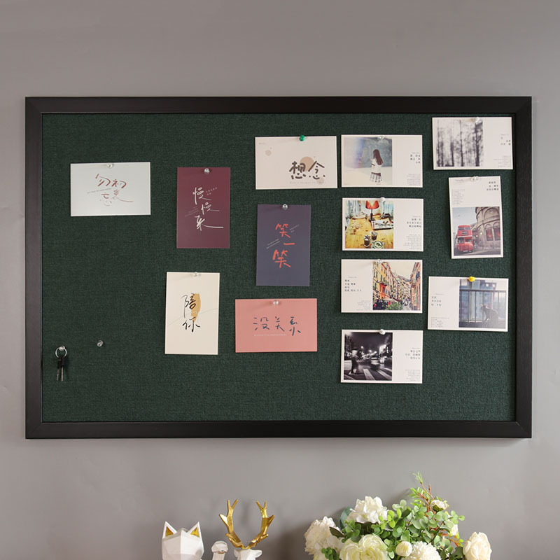 Wood Frame Soft Wood Board Photo Wall Panel Kindergarten School Themed Wall Display Board Custom Bulletin Promotional Bar Notice Board