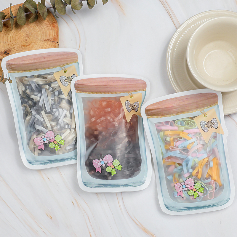 High-Elasticity Disposable Hair Ties, Colorful Rubber Bands, Hair Bands, Rubber Rings, Children's Hair Ties That Do Not Damage Hair