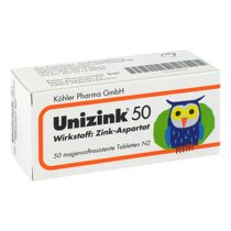 German imports unizink50 Zinc Supplements Baby Boy Baby Pregnant cat Owl Tonic Zinc Flake Ileum 50 slices