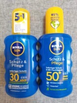 Germany imported NIVEA NIVEA SUN No sense instant SUN injury black anti-SUN Spray SPF50 sunscreen milk
