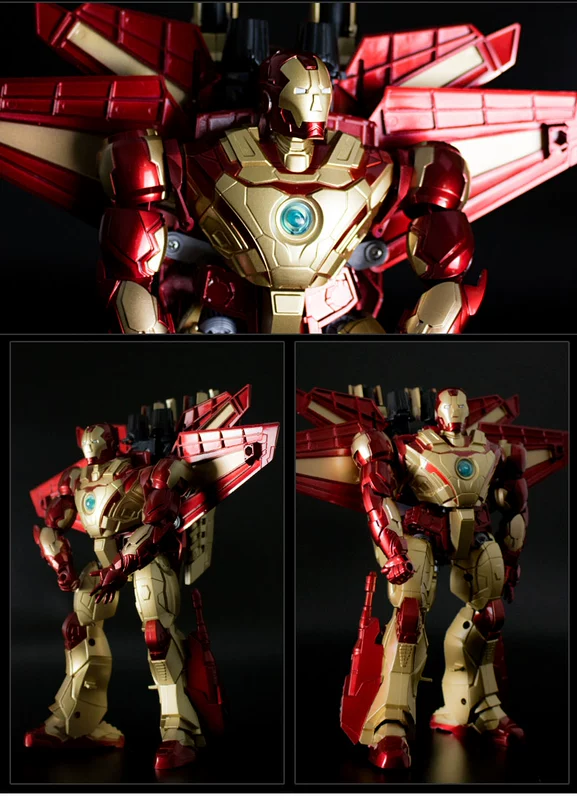 Đồ chơi biến dạng Jinjiang King Kong 5 Iron Man Avengers Máy bay Robot Hình Anime dành cho trẻ em - Gundam / Mech Model / Robot / Transformers