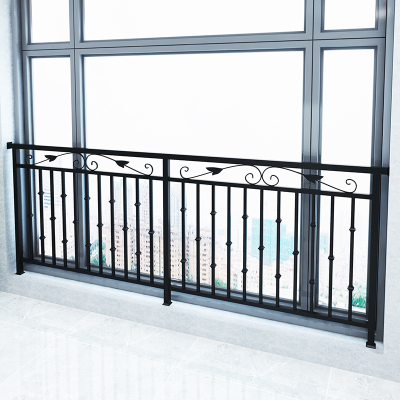 Stair handrail into the home indoor and outdoor household iron balcony attic guardrail bay window fence rod