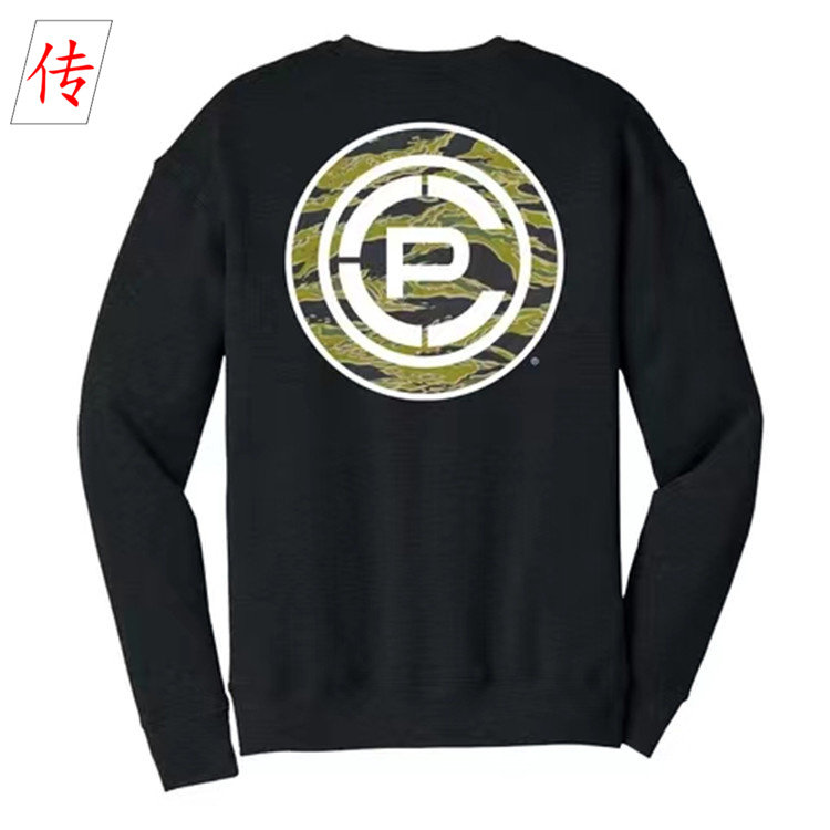 Limited edition Crye Precision x Champion CP camouflate with velvety and rounded collar thick cotton T autumn and winter