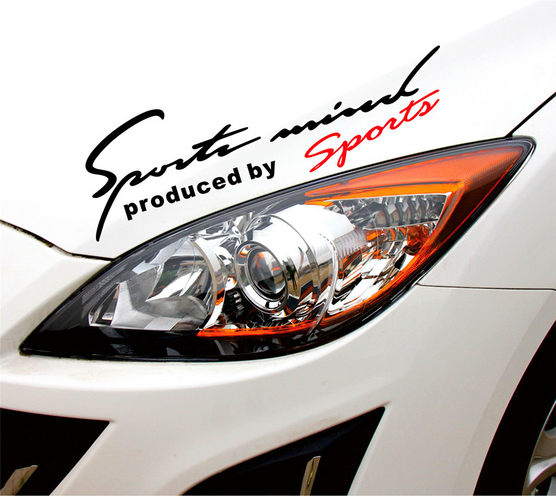 Car Supplies Light Brow stickers Creative Stickers Body Appearance Deco caravan Fancy Hood Retrofit Personality Car Stickup