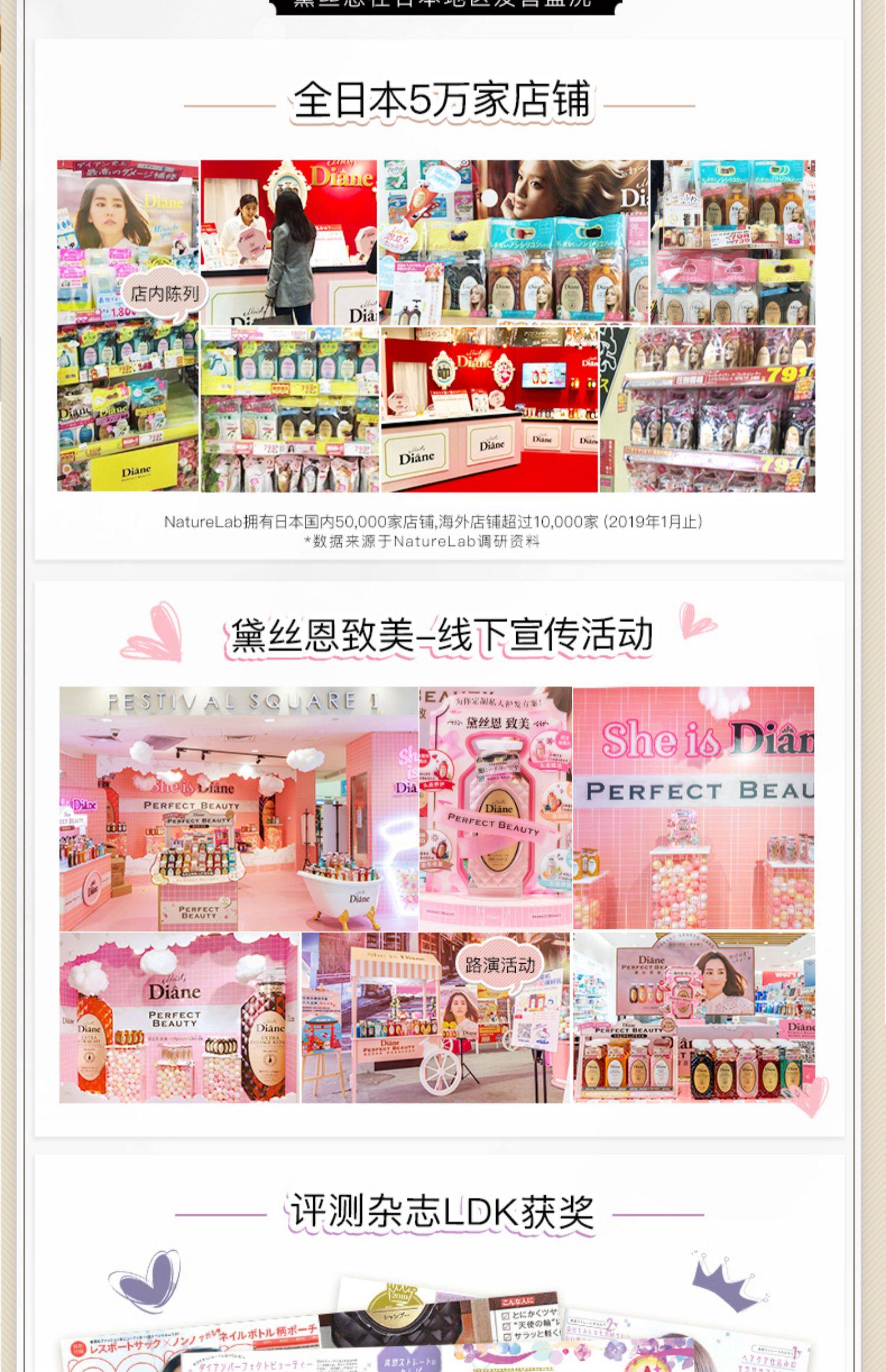 日本进口 Moist Diane 黛丝恩 迪士尼米奇米妮联名 致美系列 去屑清爽型洗护套装 450ml*2瓶 天猫优惠券折后￥88包邮（￥176-88）