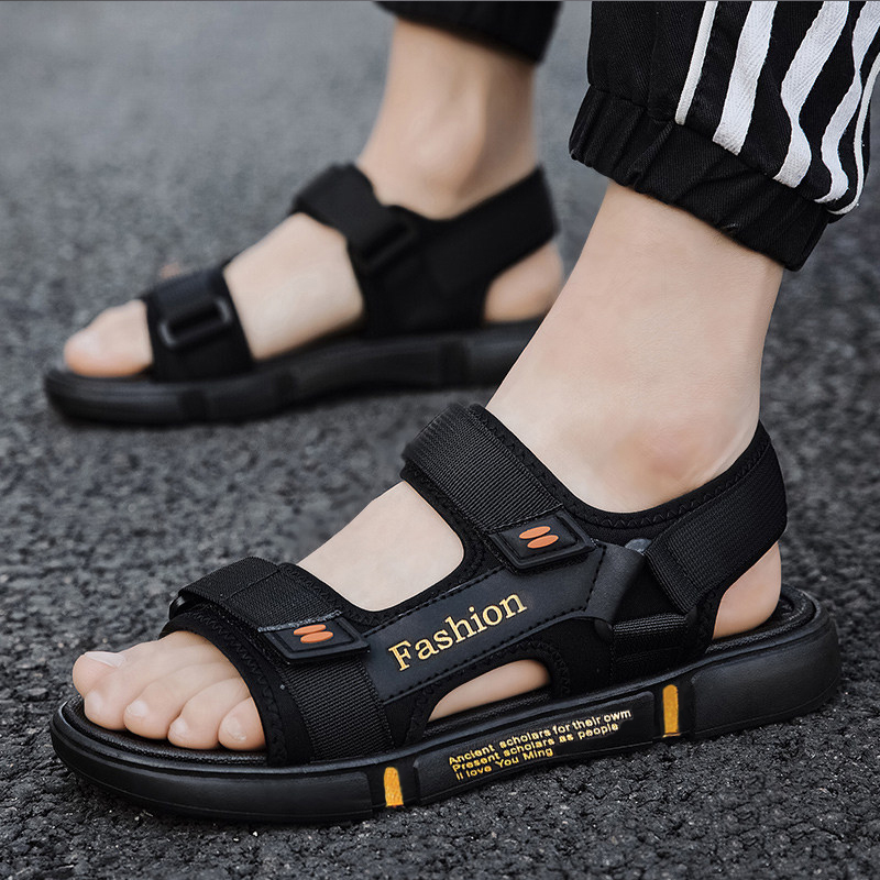Summer sandals men's 2022 new trend dual-use slippers non-slip casual soft bottom all-match couple beach shoes