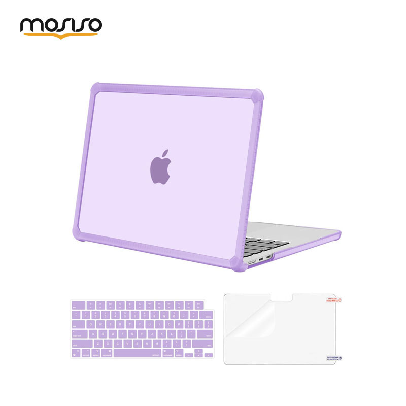 Mosiso Is Suitable for MacBook Air13.6 Notebook Protective Case, Glossy, Anti-Fall, Anti-Scratch, Shock-Proof, Edge-Wrapped A2681/A3240