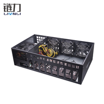 B85 multi-channel B75 single 8-card quasi-system platform server graphics card in-line chassis 5 5-pitch eight-card host