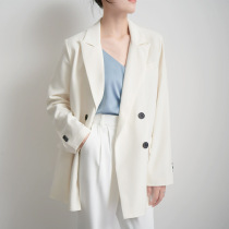 Michael Known Light Cooked Wind Casual Little Suit Woman Superior Design Sense Professional West Suit Jacket Blouse